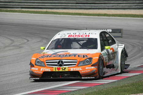 Ralf Schumacher på vej til andenpladsen
(Foto: Natascha Theisen)